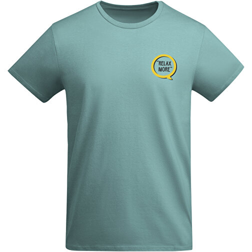 Breda T-Shirt Für Herren , dusty blue, Single jersey Strick 100% Bio Baumwolle, 175 g/m2, M, , Bild 2