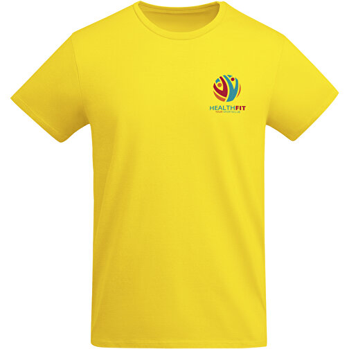 Breda T-Shirt Für Herren , gelb, Single jersey Strick 100% Bio Baumwolle, 175 g/m2, L, , Bild 2