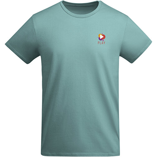 Breda T-Shirt Für Kinder , dusty blue, Single jersey Strick 100% Bio Baumwolle, 175 g/m2, 11/12, , Bild 2