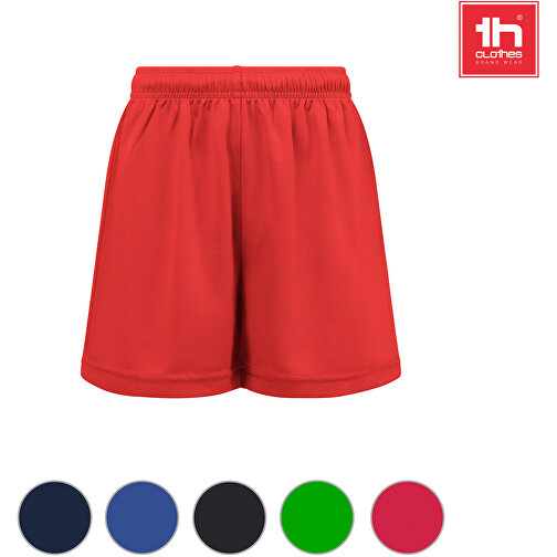 THC MATCH KIDS. Sport-Shorts Für Kinder , limette, Recyceltes Polyester, 4, , Bild 4