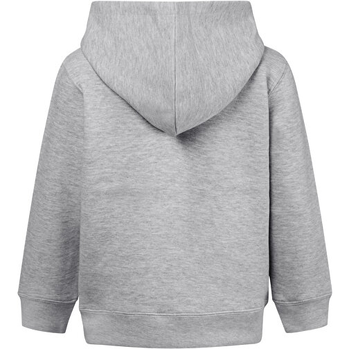 THC AMSTERDAM KIDS. Kinderjacken , hellgrau melliert, Amerikanisches Fleece, recyceltes Polyester, 6, , Bild 2