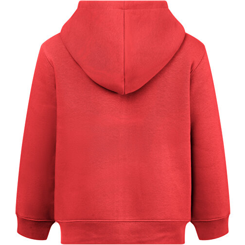 THC AMSTERDAM KIDS. Kinderjacken , rot, Amerikanisches Fleece, recyceltes Polyester, 8, , Bild 2