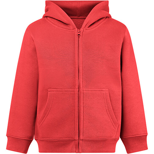 THC AMSTERDAM KIDS. Kinderjacken , rot, Amerikanisches Fleece, recyceltes Polyester, 4, , Bild 1