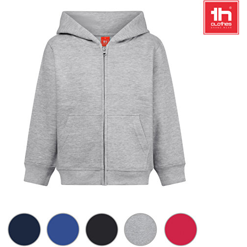 THC AMSTERDAM KIDS. Kinderjacken , schwarz, Amerikanisches Fleece, recyceltes Polyester, 8, , Bild 5