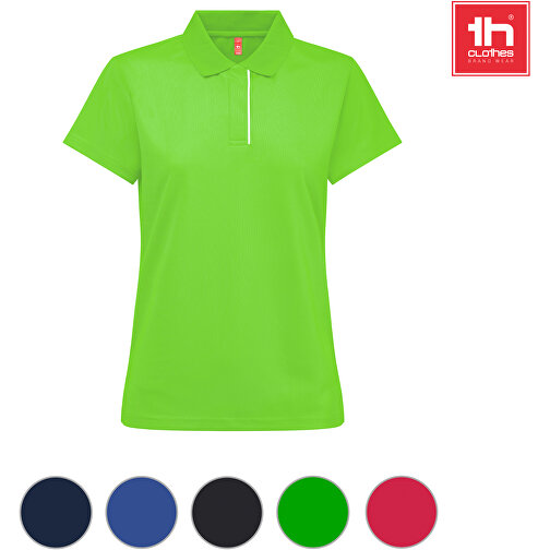 THC DYNAMIC WOMEN. Technisches Poloshirt Für Damen , limette, Recycletes Polyester, XL, , Bild 4