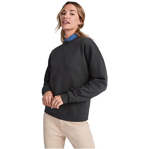 Clasica Sweatshirt Mit Rundhalsausschnitt Unisex , dunkelgrün, Strick 50% Baumwolle, 50% Polyester, 280 g/m2, L, , Bild 6