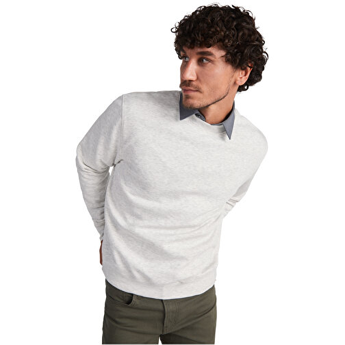 Clasica Sweatshirt Mit Rundhalsausschnitt Unisex , royal, Strick 50% Baumwolle, 50% Polyester, 280 g/m2, L, , Bild 4