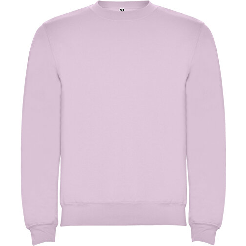 Clasica Sweatshirt Mit Rundhalsausschnitt Unisex , hellrosa, Strick 50% Baumwolle, 50% Polyester, 280 g/m2, M, , Bild 1