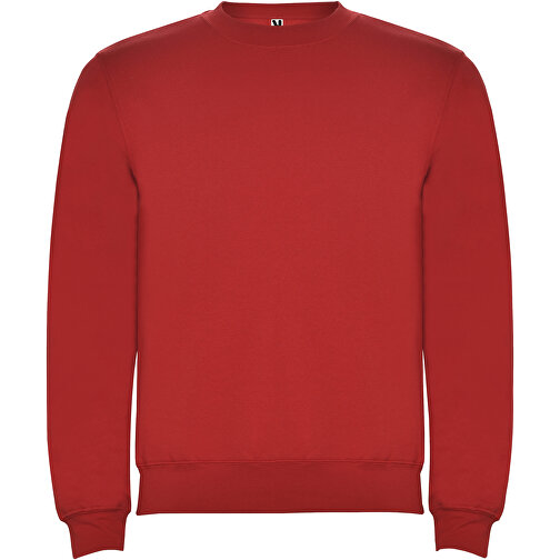 Clasica Sweatshirt Mit Rundhalsausschnitt Unisex , rot, Strick 50% Baumwolle, 50% Polyester, 280 g/m2, L, , Bild 1