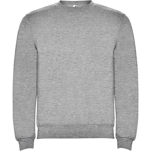 Clasica Sweatshirt Mit Rundhalsausschnitt Unisex , marl grey, Strick 50% Baumwolle, 50% Polyester, 280 g/m2, XL, , Bild 1