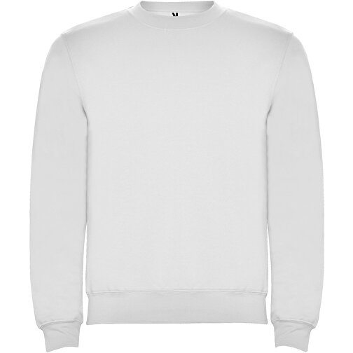 Clasica Sweatshirt Mit Rundhalsausschnitt Unisex , weiß, Strick 50% Baumwolle, 50% Polyester, 280 g/m2, XL, , Bild 1