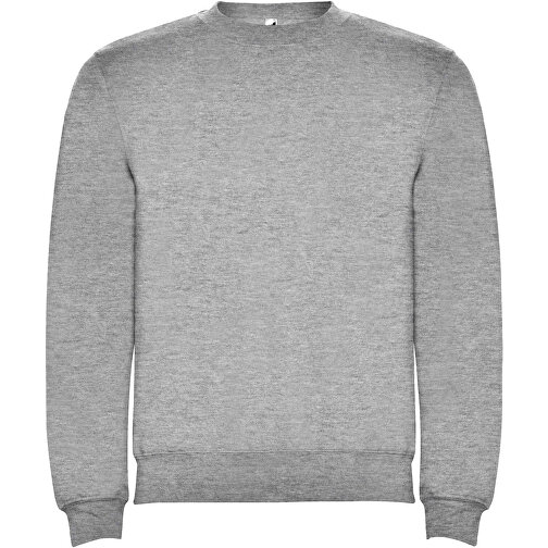 Clasica Sweatshirt Mit Rundhalsausschnitt Für Kinder , marl grey, Strick 50% Baumwolle, 50% Polyester, 280 g/m2, 9/10, , Bild 1