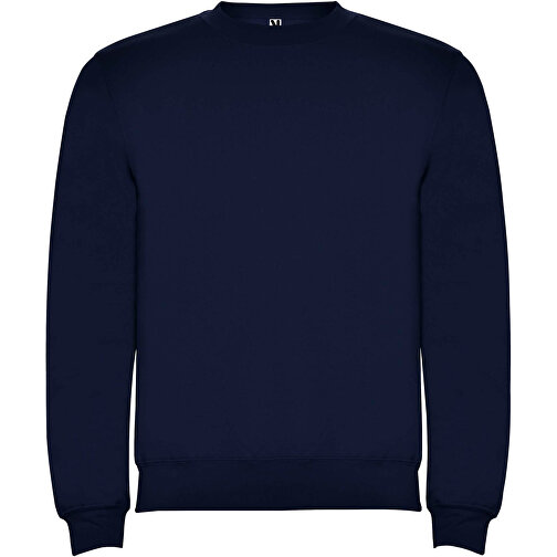 Clasica Sweatshirt Mit Rundhalsausschnitt Für Kinder , navy blue, Strick 50% Baumwolle, 50% Polyester, 280 g/m2, 9/10, , Bild 1