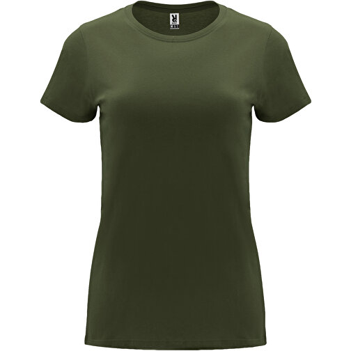 Capri T-Shirt Für Damen , Venture Green, Single jersey Strick 100% Baumwolle, 170 g/m2, 2XL, , Bild 1