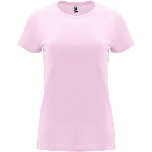 Capri T-Shirt Für Damen , hellrosa, Single jersey Strick 100% Baumwolle, 170 g/m2, 2XL, , Bild 1
