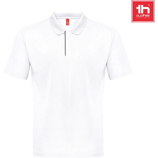 THC DYNAMIC WH. Technisches Poloshirt Für Herren , weiss, Recycletes Polyester, XXL, , Bild 4