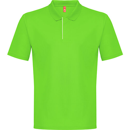 THC DYNAMIC. Technisches Poloshirt Für Herren , limette, Recycletes Polyester, S, , Bild 1