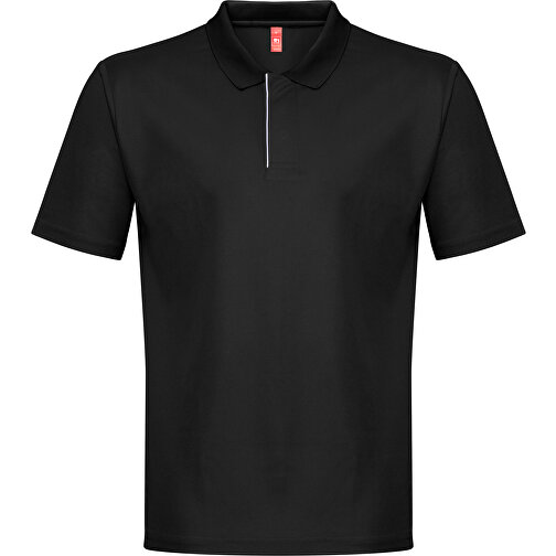 THC DYNAMIC. Technisches Poloshirt Für Herren , schwarz, Recycletes Polyester, XXL, , Bild 1