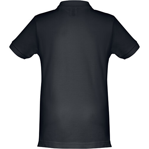 THC ADAM KIDS. Kurzärmeliges Baumwoll-Poloshirt Für Kinder (unisex) , nachtblau, 100% Baumwolle, 10, 59,00cm x 43,00cm (Länge x Breite), Bild 2