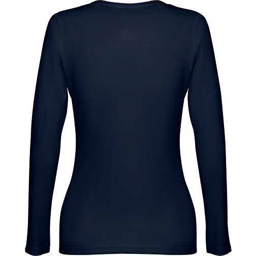 THC BUCHAREST WOMEN. Langärmeliges Tailliertes T-Shirt Für Frauen Aus Baumwolle , blau, 100% Baumwolle, M, 63,00cm x 44,00cm (Länge x Breite), Bild 2