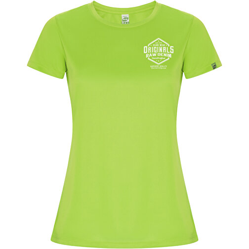 Imola Sport T-Shirt Für Damen , fluor green, Interlock Strick 50% Recyceltes Polyester, 50% Polyester, 135 g/m2, S, , Bild 2