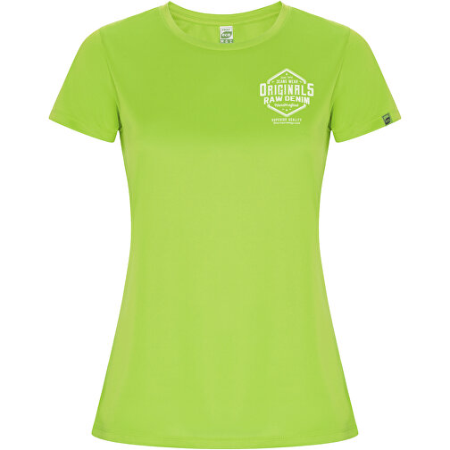 Imola Sport T-Shirt Für Damen , fluor green, Interlock Strick 47% Recyceltes Polyester, 53% Polyester, 135 g/m2, S, , Bild 2