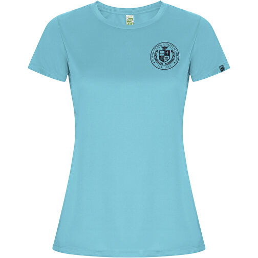 Imola Sport T-Shirt Für Damen , türkis, Interlock Strick 50% Recyceltes Polyester, 50% Polyester, 135 g/m2, XL, , Bild 2