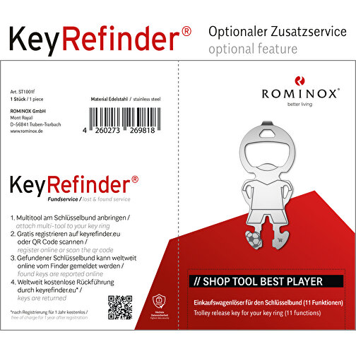 ROMINOX® Shop Tool // Best Player - 11 Funktionen , Edelstahl, 6,60cm x 0,14cm x 2,85cm (Länge x Höhe x Breite), Bild 13