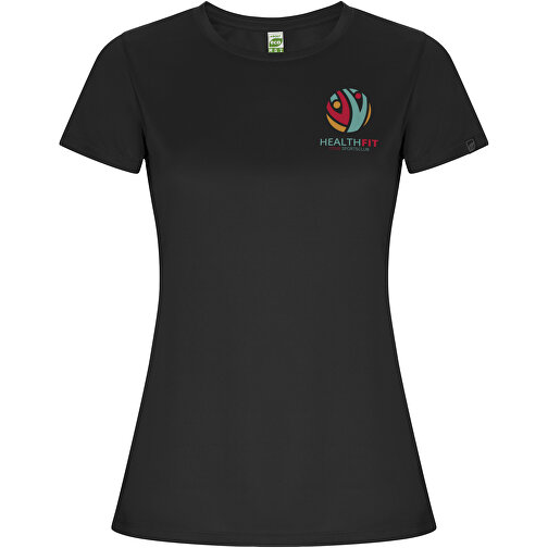 Imola Sport T-Shirt Für Damen , dark lead, Interlock Strick 50% Recyceltes Polyester, 50% Polyester, 135 g/m2, 2XL, , Bild 2