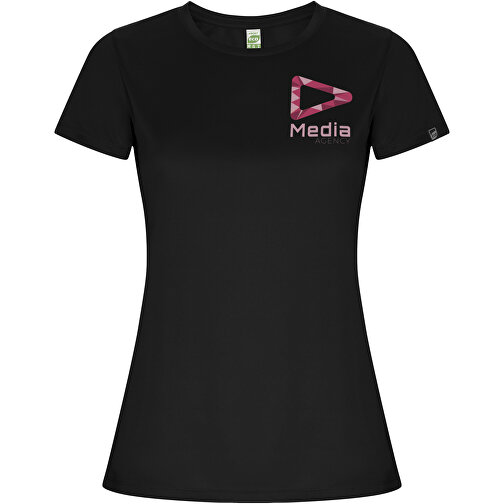 Imola Sport T-Shirt Für Damen , schwarz, Interlock Strick 50% Recyceltes Polyester, 50% Polyester, 135 g/m2, M, , Bild 2