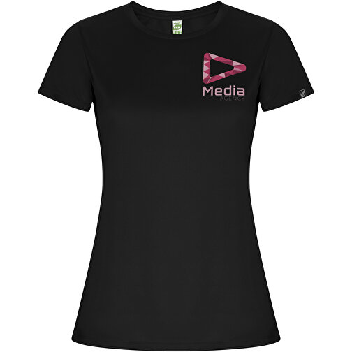 Imola Sport T-Shirt Für Damen , schwarz, Interlock Strick 47% Recyceltes Polyester, 53% Polyester, 135 g/m2, M, , Bild 2