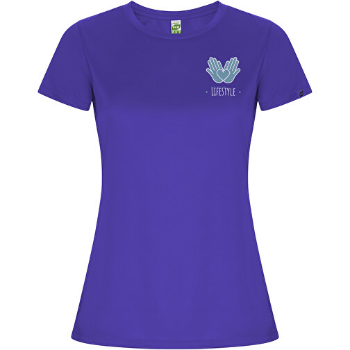 Imola Sport T-Shirt Für Damen , mauve, Interlock Strick 50% Recyceltes Polyester, 50% Polyester, 135 g/m2, XL, , Bild 2