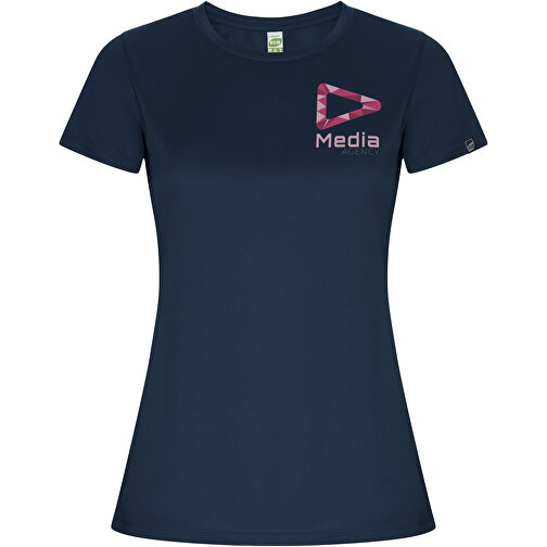 Imola Sport T-Shirt Für Damen , navy blue, Interlock Strick 50% Recyceltes Polyester, 50% Polyester, 135 g/m2, M, , Bild 2