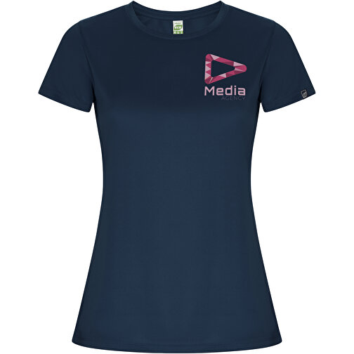 Imola Sport T-Shirt Für Damen , navy blue, Interlock Strick 47% Recyceltes Polyester, 53% Polyester, 135 g/m2, M, , Bild 2