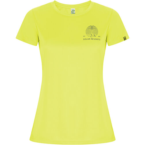 Imola Sport T-Shirt Für Damen , fluor yellow, Interlock Strick 50% Recyceltes Polyester, 50% Polyester, 135 g/m2, 2XL, , Bild 2
