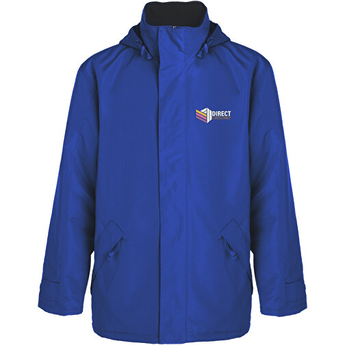 Europa Isolierte Jacke Unisex , royal, Woven 100% Polyester, 400 g/m2, Lining, Woven 100% Polyester, L, , Bild 2