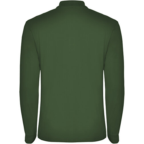 Estrella Langarm Poloshirt Für Herren , dunkelgrün, Piqué Strick 100% Baumwolle, 220 g/m2, L, , Bild 3