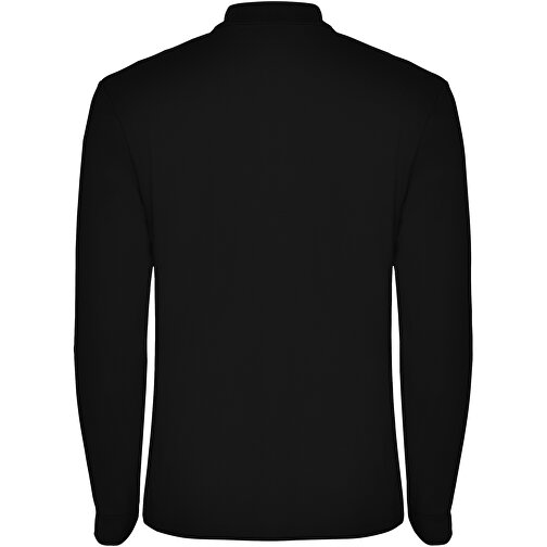Estrella Langarm Poloshirt Für Herren , schwarz, Piqué Strick 100% Baumwolle, 220 g/m2, S, , Bild 3