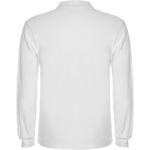 Estrella Langarm Poloshirt Für Herren , weiss, Piqué Strick 100% Baumwolle, 220 g/m2, XL, , Bild 3