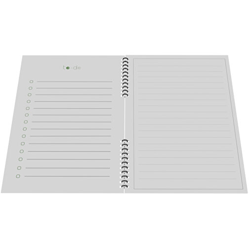 EcoNotebook NA5 Wiederverwendbares Notizbuch Mit PU-Ledercover , schwarz, Recyceltes Papier, PU beschichteter Karton, Metall, 25,00cm x 19,00cm (Länge x Breite), Bild 5