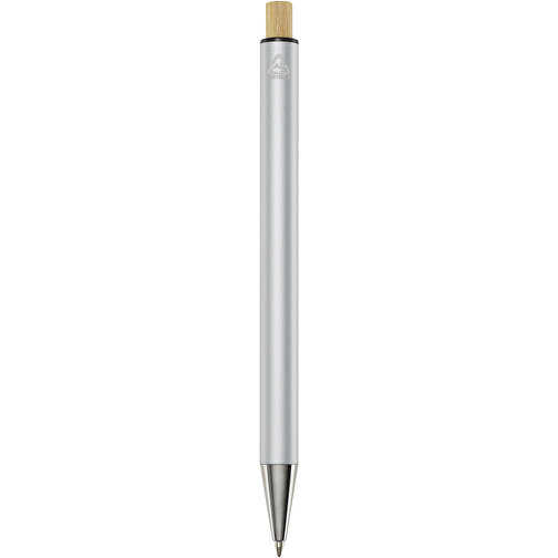 Cyrus Kugelschreiber Aus Recyceltem Aluminium , silber, Recycled Aluminium, 13,90cm (Länge), Bild 3