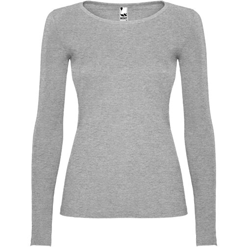 Extreme Langarmshirt Für Damen , marl grey, Single jersey Strick 85% Baumwolle, 15% Viskose, 160 g/m2, 2XL, , Bild 1
