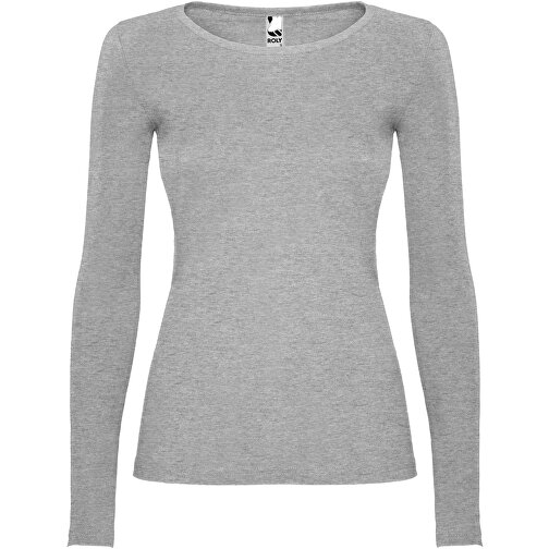 Extreme Langarmshirt Für Damen , marl grey, Single jersey Strick 100% Baumwolle, 160 g/m2, S, , Bild 1