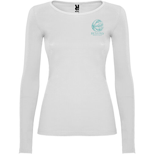 Extreme Langarmshirt Für Damen , weiß, Single jersey Strick 100% Baumwolle, 160 g/m2, 3XL, , Bild 2