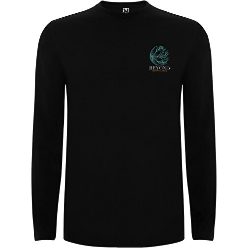 Extreme Langarmshirt Für Herren , schwarz, Single jersey Strick 100% Baumwolle, 160 g/m2, 2XL, , Bild 2