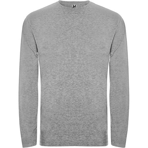 Extreme Langarmshirt Für Herren , marl grey, Single jersey Strick 85% Baumwolle, 15% Viskose, 160 g/m2, 3XL, , Bild 1