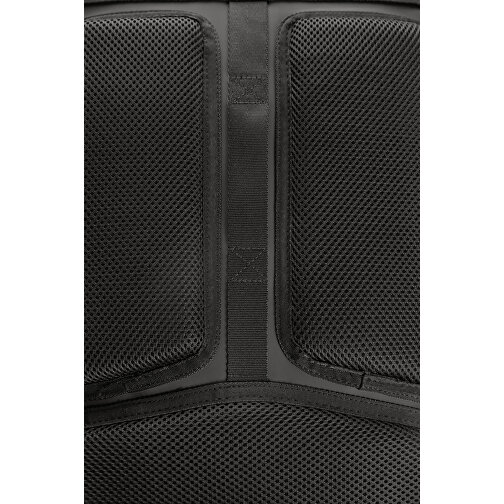Notebook-Rucksack ORBIT , Halfar, schwarz, rPET soft PU, 16,00cm x 44,50cm x 30,00cm (Länge x Höhe x Breite), Bild 7