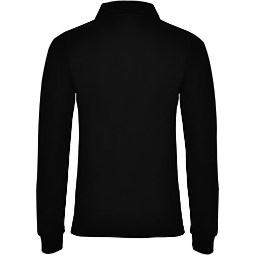 Estrella Langarm Poloshirt Für Damen , schwarz, Piqué Strick 100% Baumwolle, 220 g/m2, M, , Bild 3