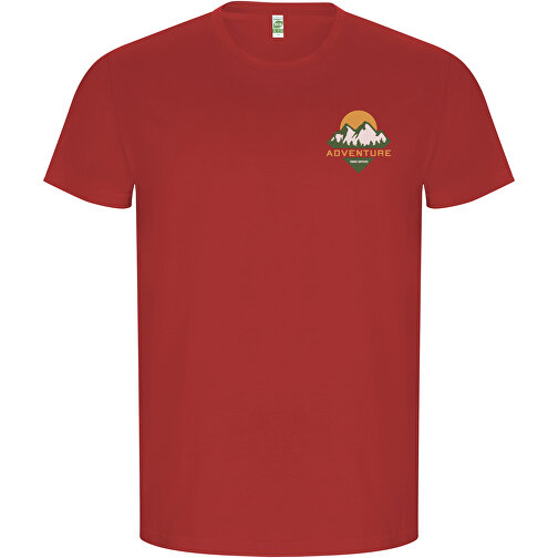 Golden T-Shirt Für Herren , rot, Single jersey Strick 100% Bio Baumwolle, 160 g/m2, XL, , Bild 2