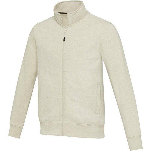 Galena Sweatjacke Aus Recyceltem Material Unisex , oatmeal, Strick 50% Recyclingbaumwolle, 50% Recyceltes Polyester, 320 g/m2, XXL, , Bild 1